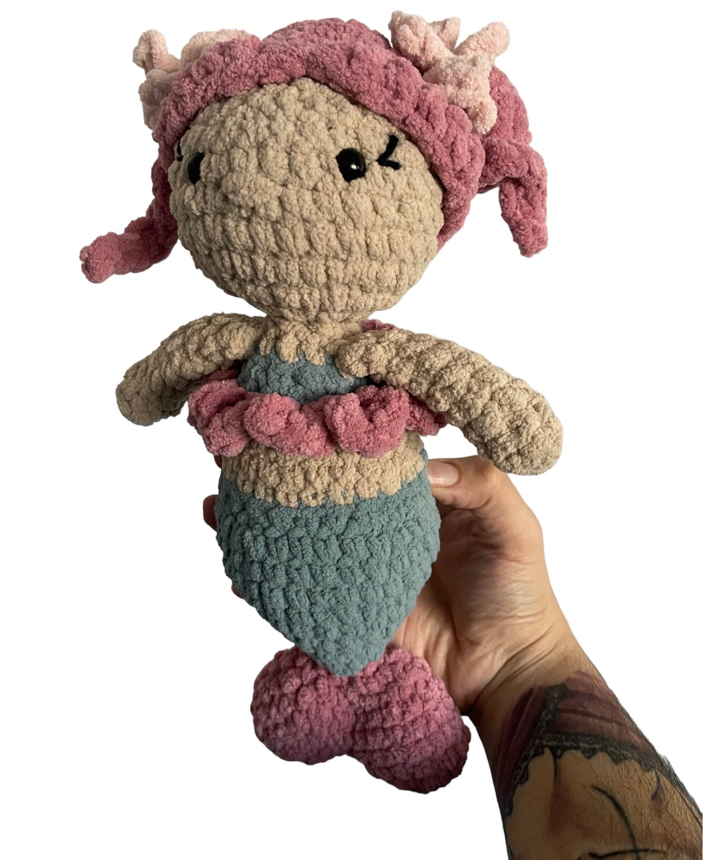 Mini mermaid babe (pink sea buns)