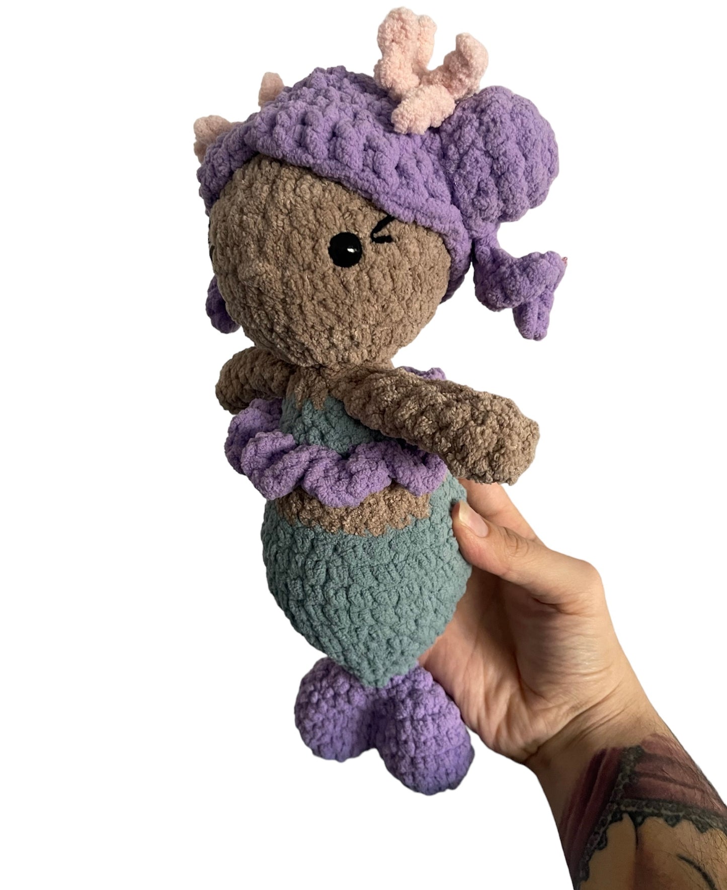 Mini mermaid babe (purple sea buns)