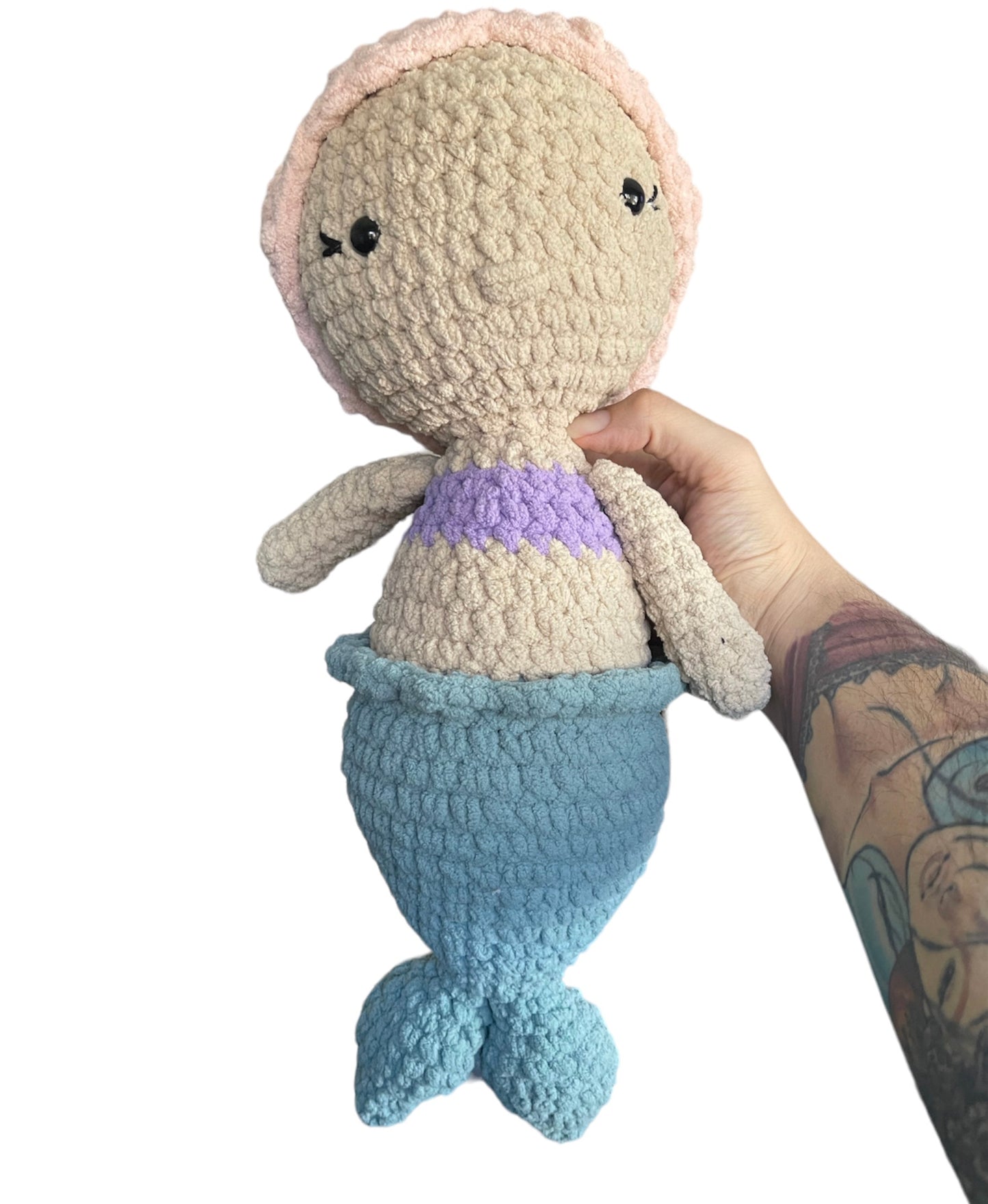 Jumbo Mermaid Babe (pink sea buns)