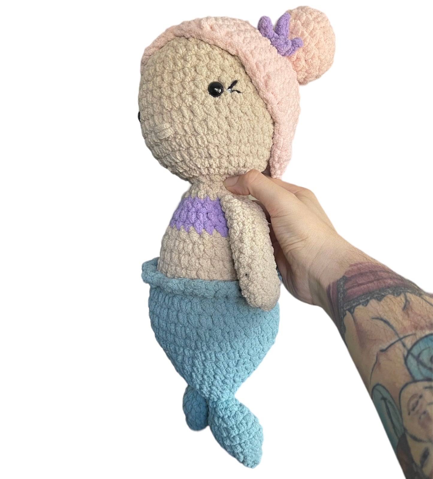 Jumbo Mermaid Babe (pink sea buns)