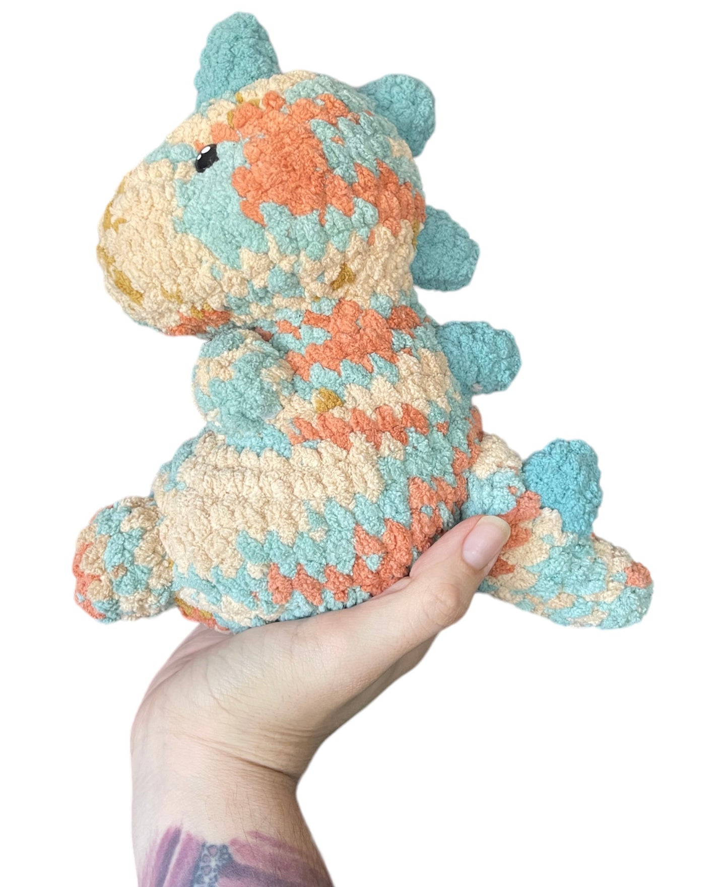 Blue and Orange Dino
