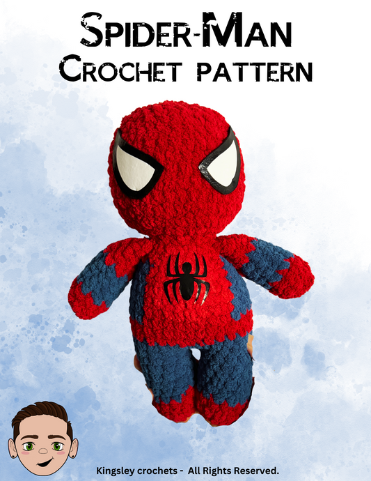Spider-man amigurumi pattern