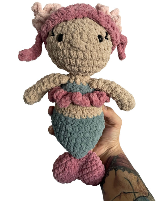 Mini mermaid babe (pink sea buns)