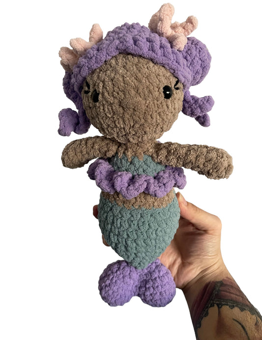 Mini mermaid babe (purple sea buns)